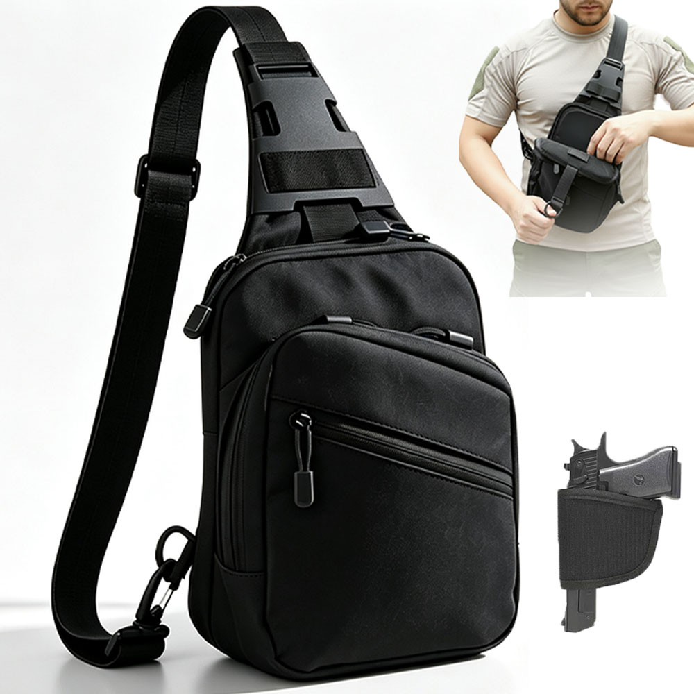 Edc Pistol Carry Bag - حقيبة مسدس سريعة الوصول للحمل المخفي،