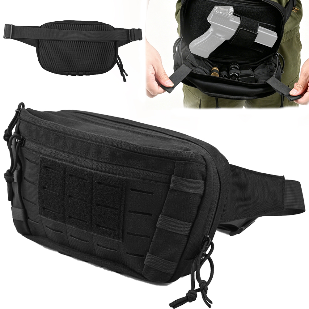 حقيبة خصر تكتيكية للمسدس، حقيب - مراجعة Edc Pistol Carry Bag وسعره