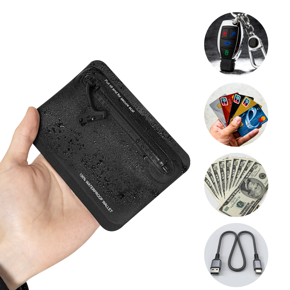 محفظة نقود مقاومة للماء بسحاب، - مراجعة Appendix Carry Edc وسعره