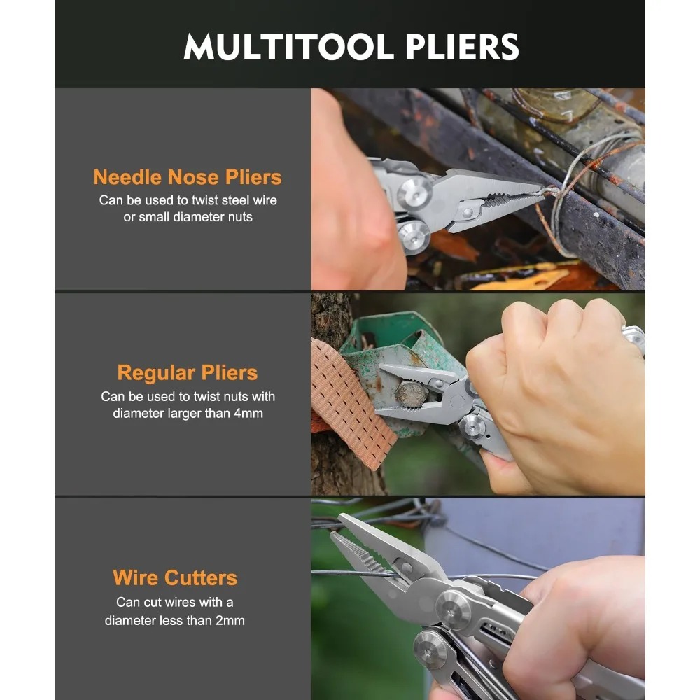 كماشة تكتيكية متعددة الاستخدام - مراجعة Edc Carry Pliers وسعره