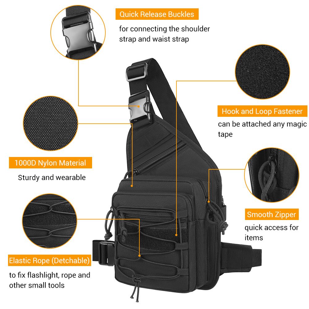 حقيبة تخزين المسدس التكتيكي، ح - مراجعة Edc Pistol Carry Bag وسعره