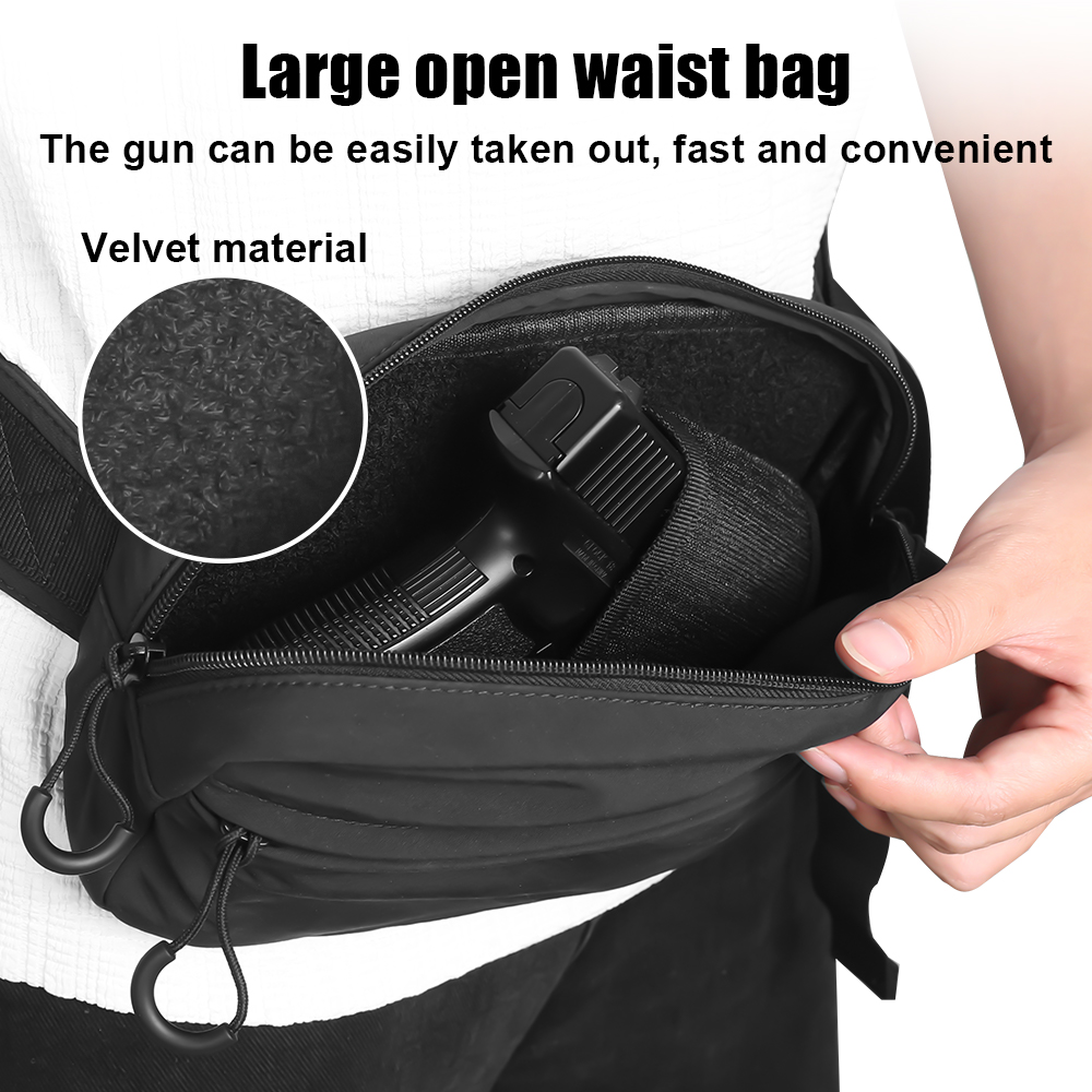 التكتيكية حقيبة كروسبودي مسدس  - مراجعة Edc Pistol Carry Bag وسعره