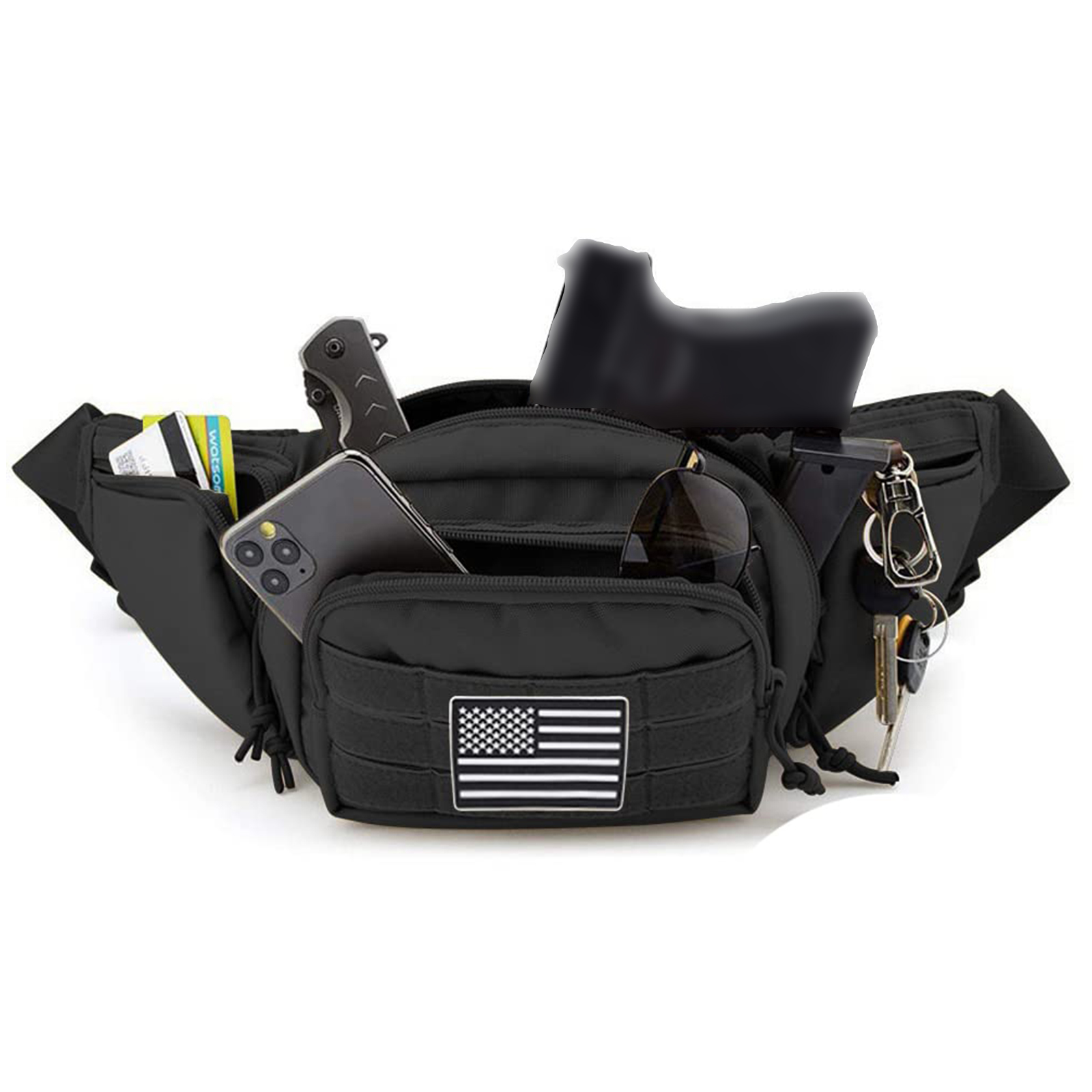 حقيبة خصر تكتيكية لحمل المسدس  - مراجعة Edc Pistol Carry Bag وسعره